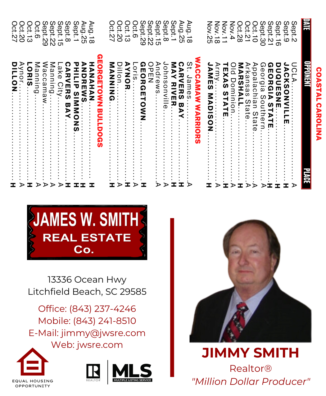 2023 Jimmy Smith Real Estate Litchfield Beach