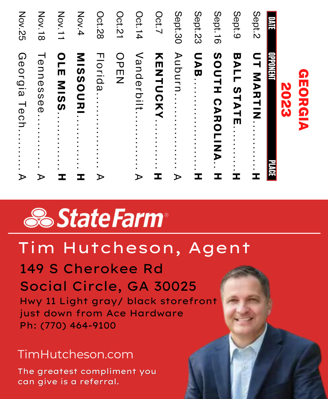 2023 Tim Hutcheson Social Circle GA